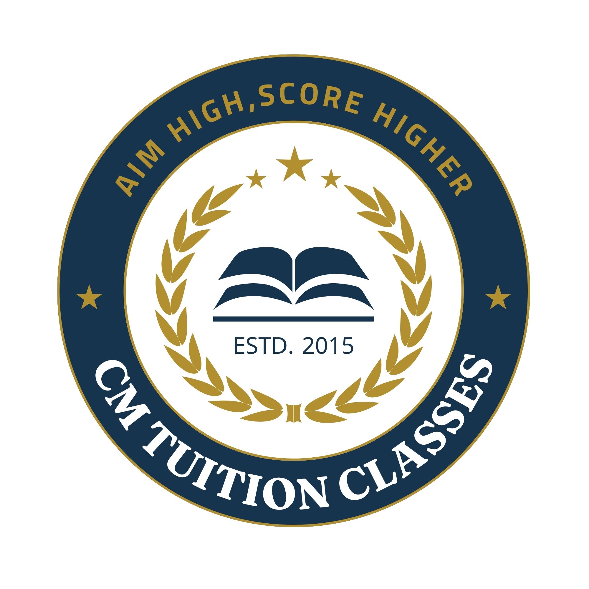 Home blue & gold circle illustrative education logo (1)